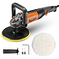 Pulidora Coche- TACKLIFE 1200W Pulidora para Coche directa- 6 Velocidad Variables1000-3000RPM- Mango Desmontable…